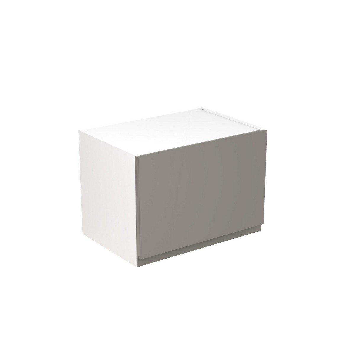 KitchenKit Flatpack J-Pull Bridging Wall Cabinet 500mm - Super Gloss Dust Grey Price Comparisons | Compare The Build