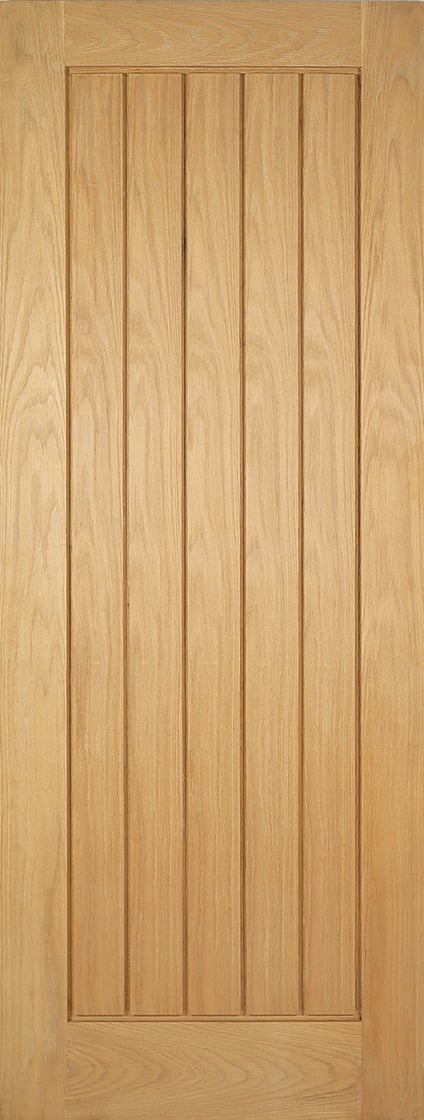 Mexicano Solid Core Internal Door - Unfinished - 2040 x 726mm Oak   OMEX726 Price Comparisons | Compare The Build