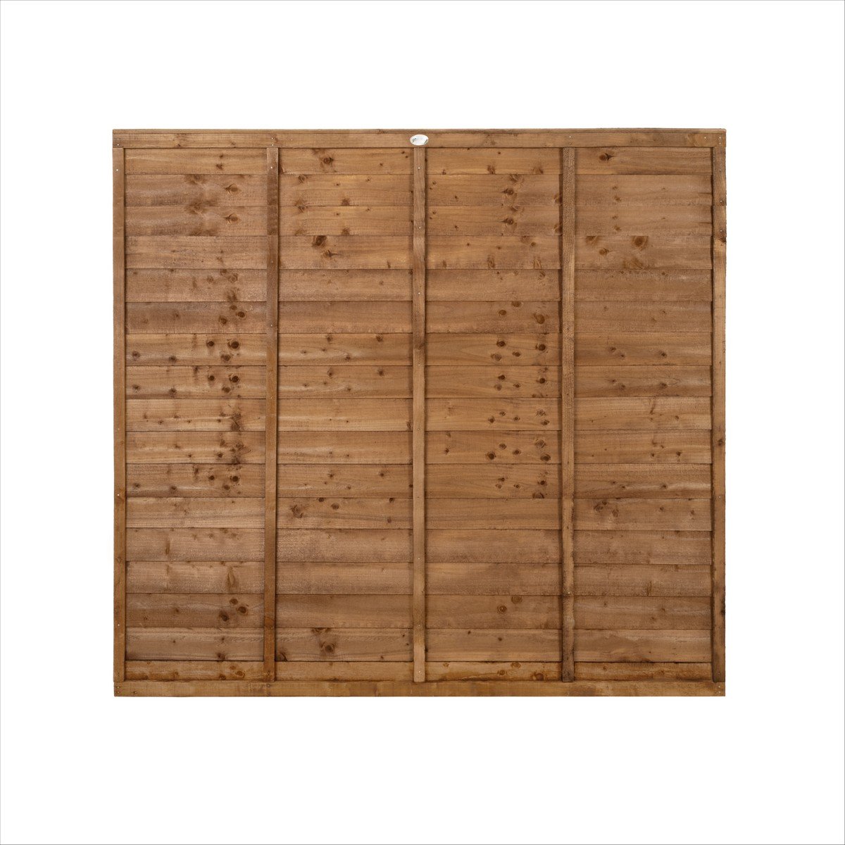 Forest Pressure Treated Superlap Fence Panel 6ft x 6ft (1.83mtr x 1.83mtr) Brown - Pack of 4 Price Comparisons | Compare The Build