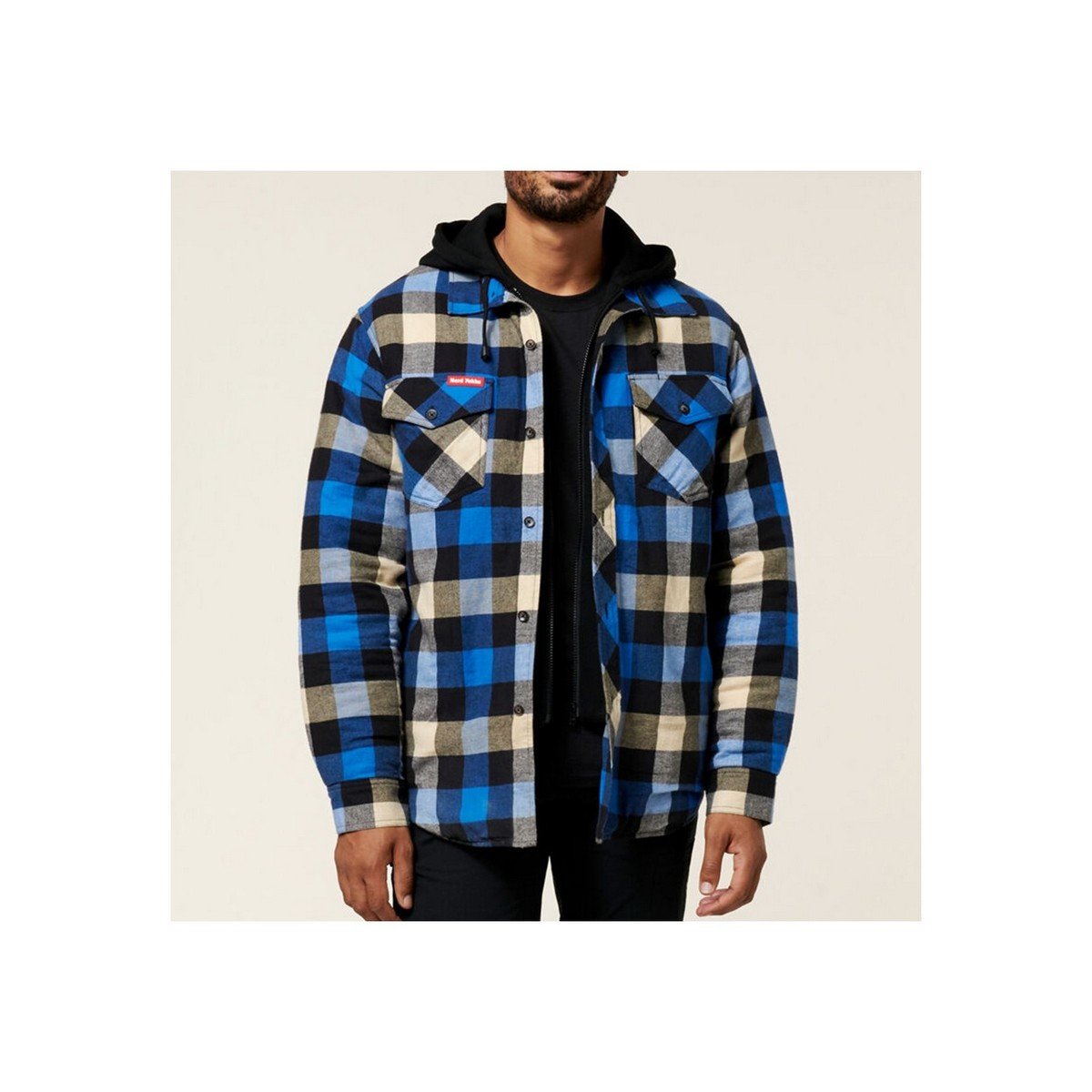 Hard Yakka Quilted Flannel Shacket - Blue - Size XL Price Comparisons | Compare The Build