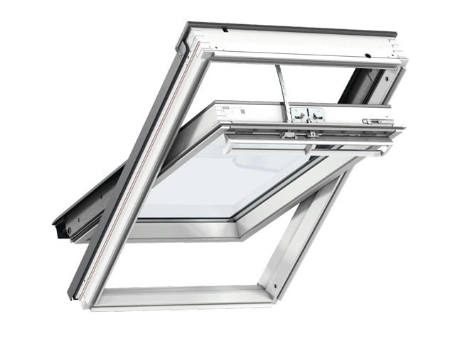 Velux Centre Pivot Roof Window - White Painted - 780 x 978 - GGL MK04 207030 Price Comparisons | Compare The Build