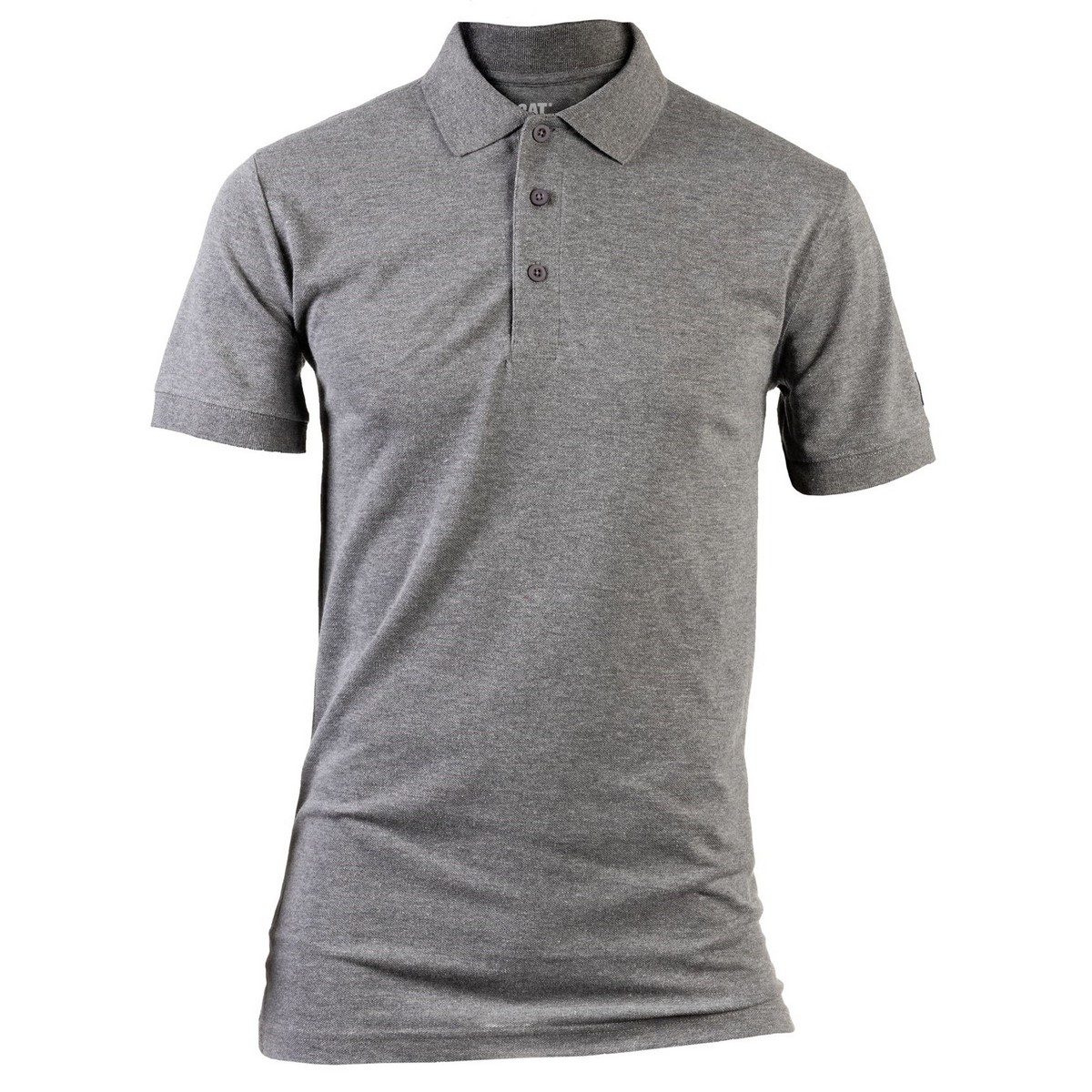 Caterpillar Essentials Polo Shirt - Dark Heather Grey - Medium Price Comparisons | Compare The Build
