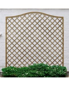 Forest Decorative Europa Hamburg Garden Screen 1.8mtr x 1.8mtr - Treated Timber (Pack of 3)