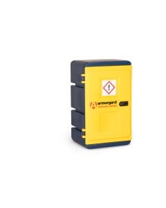 Armorgard ChemCube Durable Plastic Chemical Cabinet 910 x 440 x 575mm Blue & Yellow
