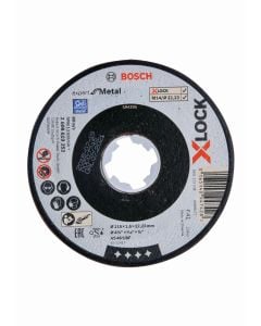 Bosch X-Lock Metal Cutting Disc 115mm x 1.6mm (Priced per single disc)