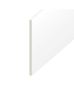 Eurocell UPVC Flat Utility Board - 150mm x 9mm x 5mtr - 64 Standard White