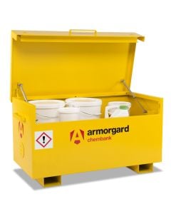 Armorgard ChemBank Chemical Storage Vault 1275 x 665 x 660mm Yellow