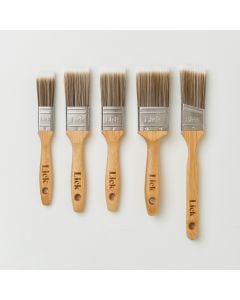 Lick Flat & Angled Paint Brushes (Set of 5)