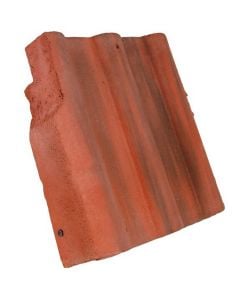 Redland 50 Double Roman Left Hand Cloaked Verge - 39 Farmhouse Red
