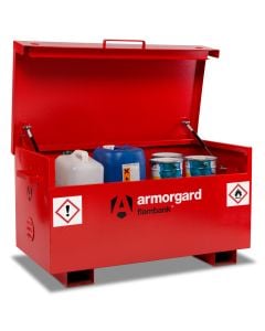 Armorgard FlamBank Hazardous Storage Box 1275 x 665 x 660mm Red