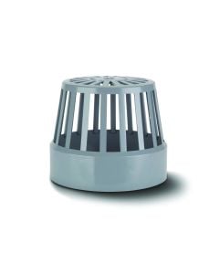 Polypipe 110mm Soil Vent Terminal  Grey   SV42G