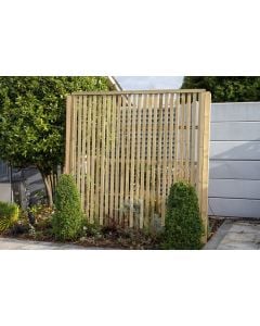 Forest Pressure Treated Vertical Slatted Screen 1.8mtr x 1.8mtr (Pack of 3)