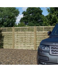 Rowlinson Langham Screen 6x6 - Natural Timber Finish (Pack of 3)