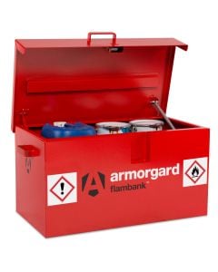 Armorgard FlamBank Hazardous Storage Box 980 x 540 x 475mm Red
