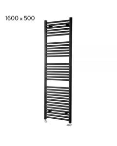Towelrads Pisa Central Heating Towel Radiator - 1600 x 500mm - Black