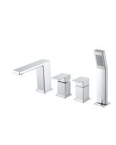 Par 4TH Brass Bath Shower Mixer - Chrome