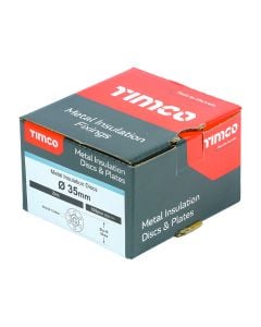 TIMco Metal Insulation Disc BZP 35mm (Bag of 100)