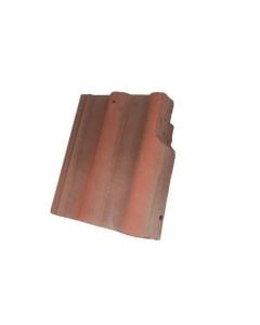 Redland 50 Double Roman Right Hand Cloaked Verge - 39 Farmhouse Red