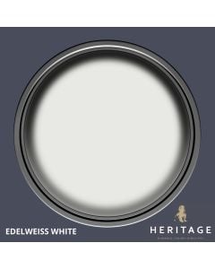Dulux Heritage Velvet Matt Paint - 125ml Tester Pot - Edelweiss White