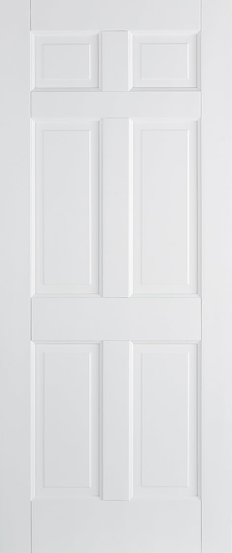 Regency Solid Core Internal Door - Primed - 6P 1981 x 838mm White WFREG6P33 Price Comparisons | Compare The Build