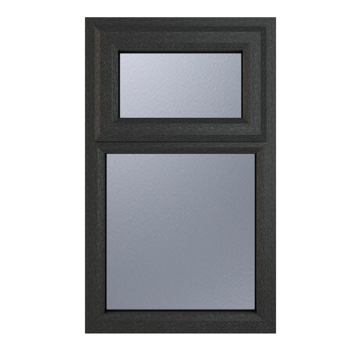 Crystal Triple Glazed Window Top/Fix 905 x 1040mm Obscure - Grey/White Price Comparisons | Compare The Build