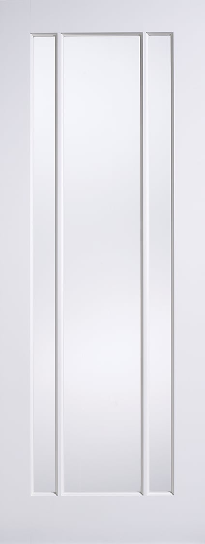 Lincoln Solid Core Internal Door - Primed - 3L Clear Glazed 1981 x 686mm White WFLINCOLNG27 Price Comparisons | Compare The Build