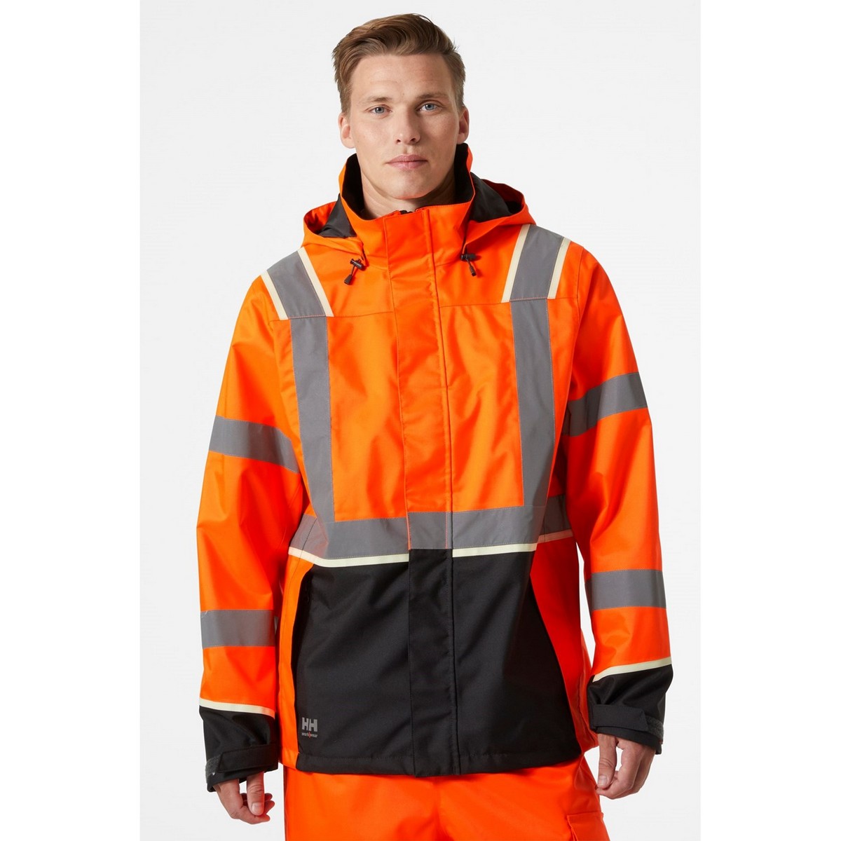Helly Hansen Workwear UC-ME Shell Jacket - Hi Vis Orange/Ebony - Size XL Price Comparisons | Compare The Build