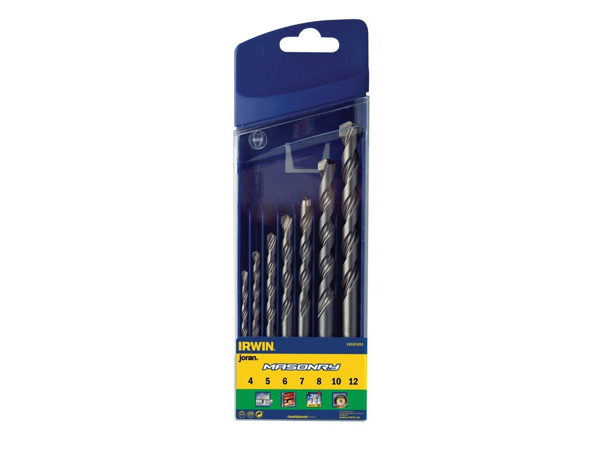 Irwin Masonry Drill Bit Set (7 Piece Set) Price Comparisons | Compare The Build
