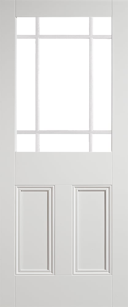 LPD Downham Unglazed Internal Door 1981 x 838mm Primed White Price Comparisons | Compare The Build