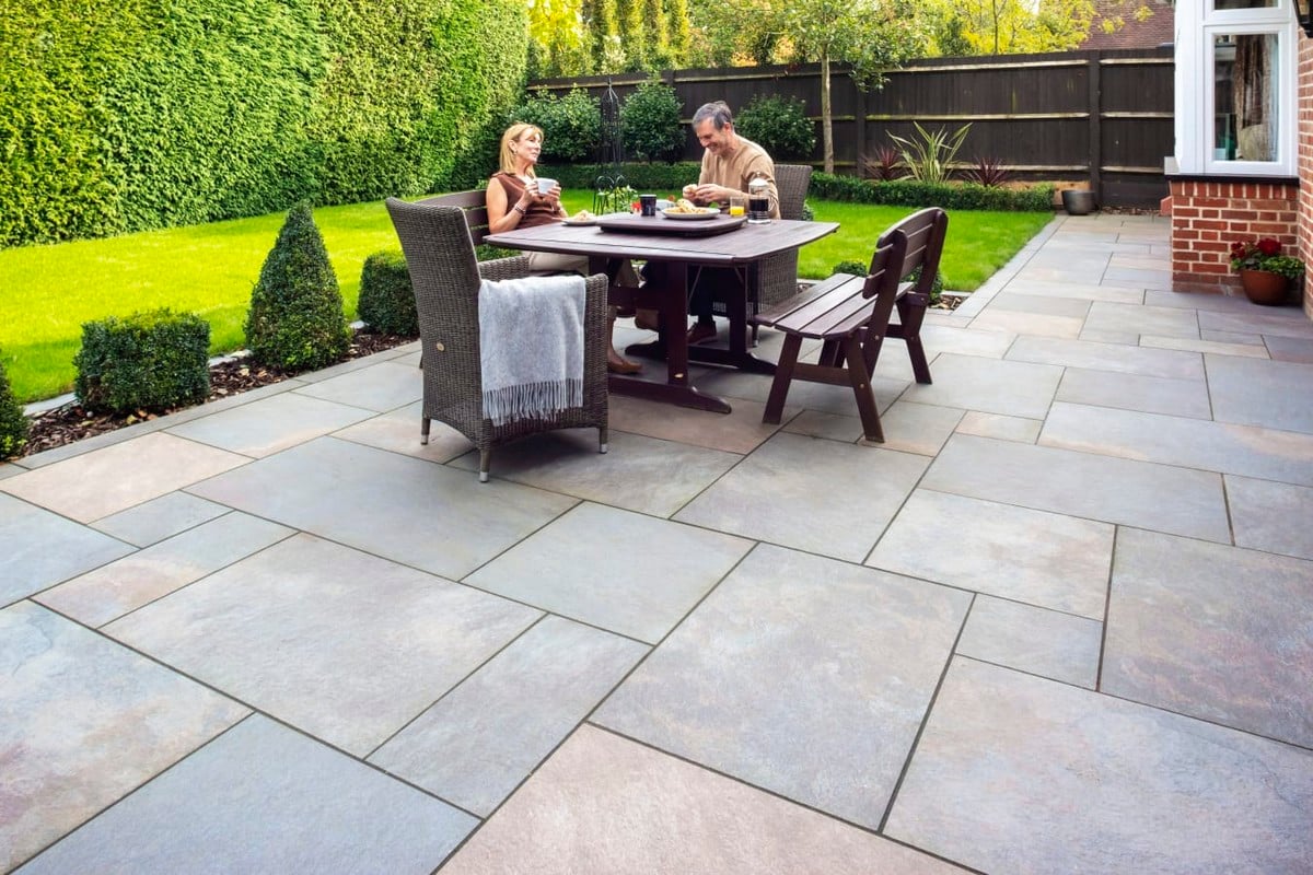 SYMPHONY® Natural Porcelain Paving 1200 x 600 x 20mm - Copper (26 Pack) Price Comparisons | Compare The Build