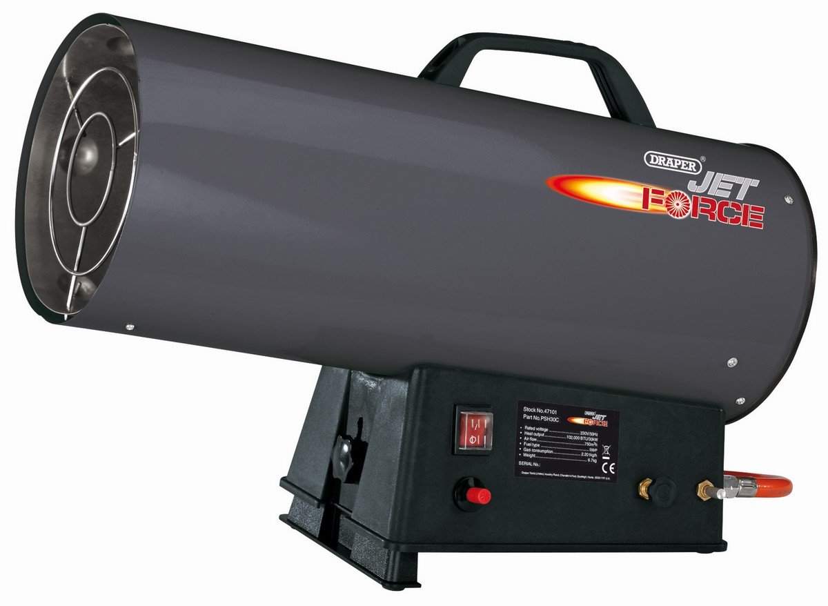 Draper Propane Heater - 30KW, 102KBTU Price Comparisons | Compare The Build