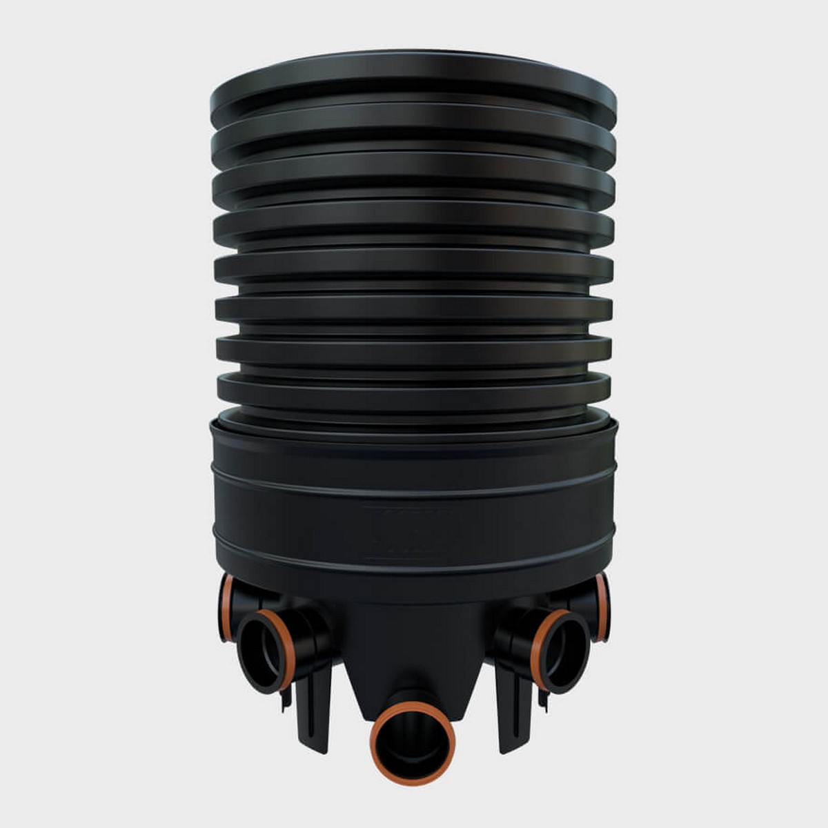 Accesso Foul/Surface Water Inspection Chamber (600mm x 1m, 110mm Socket) - Black Price Comparisons | Compare The Build