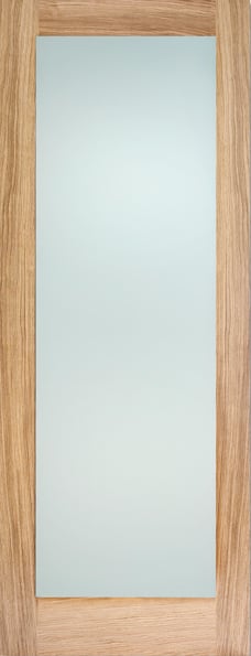LPD Pattern 10 1L Frosted Glazed Internal Door 2032 x 813mm Unfinished Oak Price Comparisons | Compare The Build