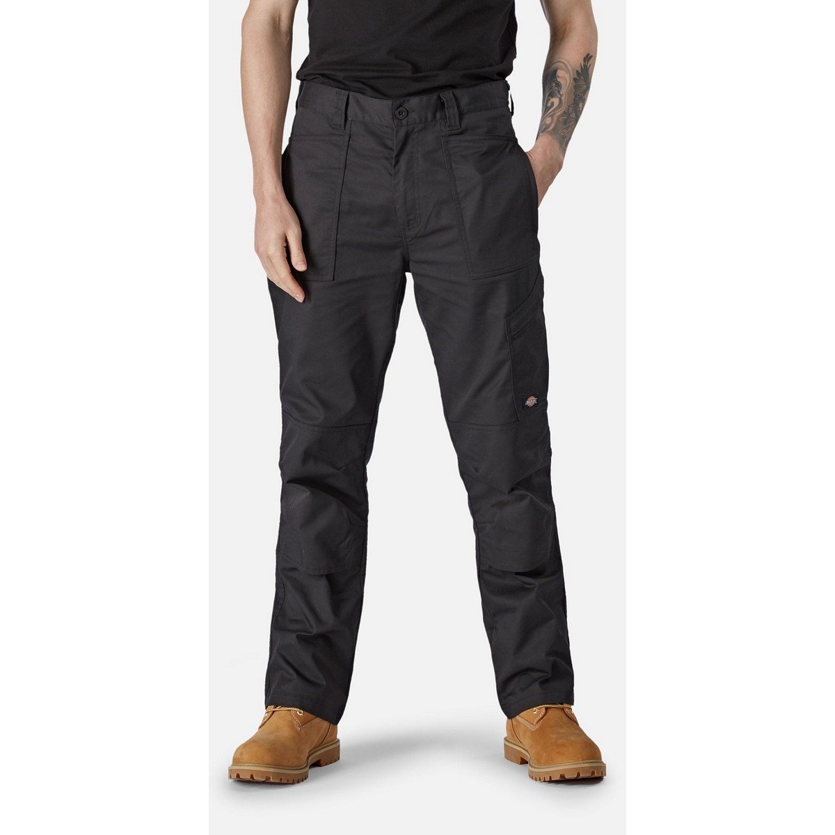 Dickies Action Flex Trousers - Black - 32&quot; Waist / 32&quot; Regular Leg Price Comparisons | Compare The Build