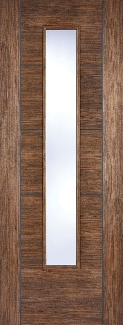LPD Vancouver 1L Glazed Internal Door 1981 x 838mm Pre-Finished Walnut Laminate Price Comparisons | Compare The Build