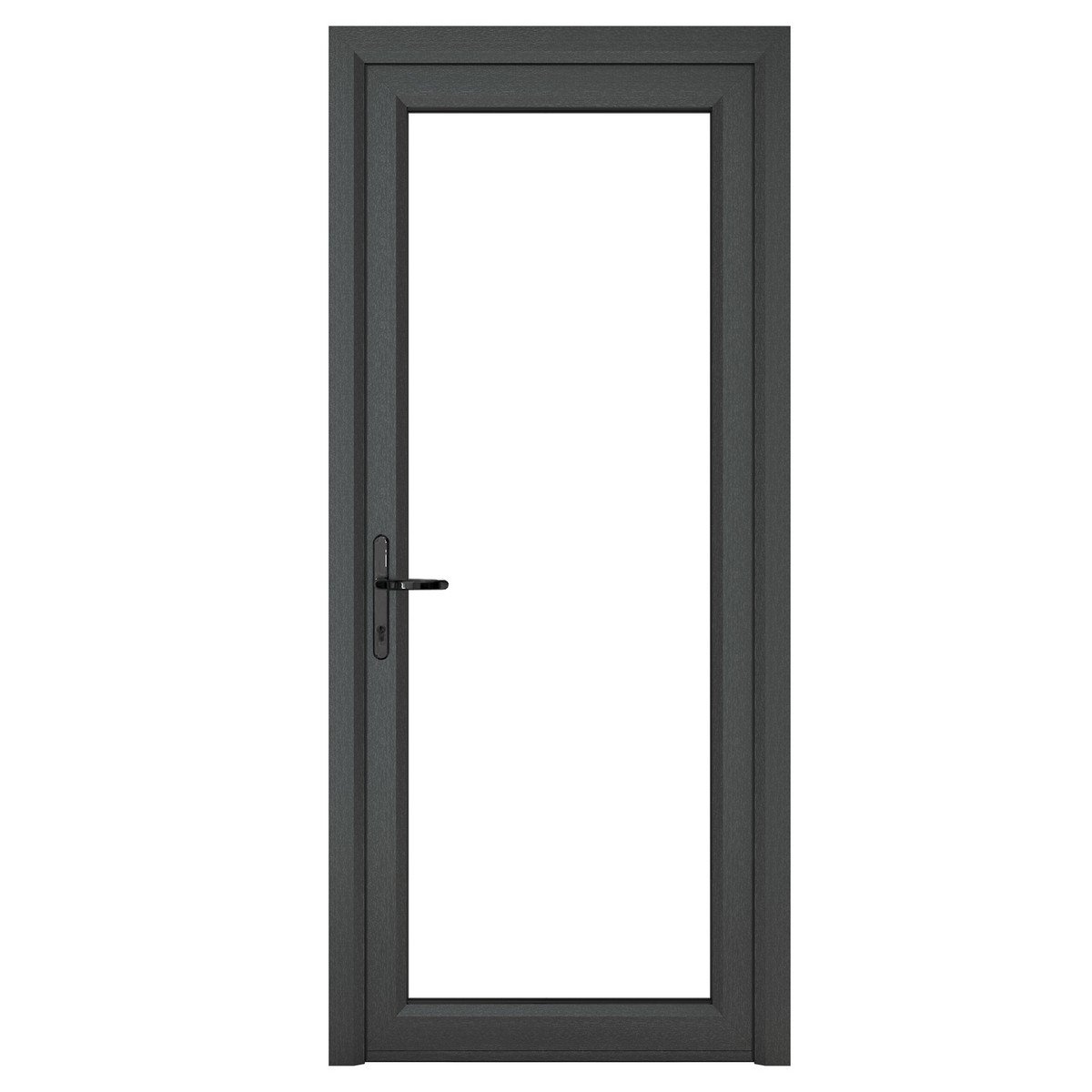 Crystal Triple Glazed Door Full Glass (Right Hand) 920 x 2090mm Clear - Grey/White Price Comparisons | Compare The Build