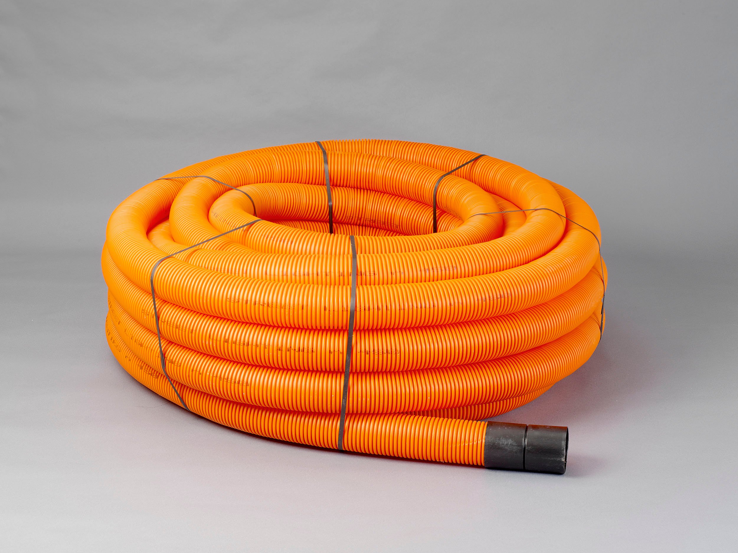 Naylor MetroDuct Twinwall Coiled Ducting 50/60mm x 50mtr - Orange Price Comparisons | Compare The Build