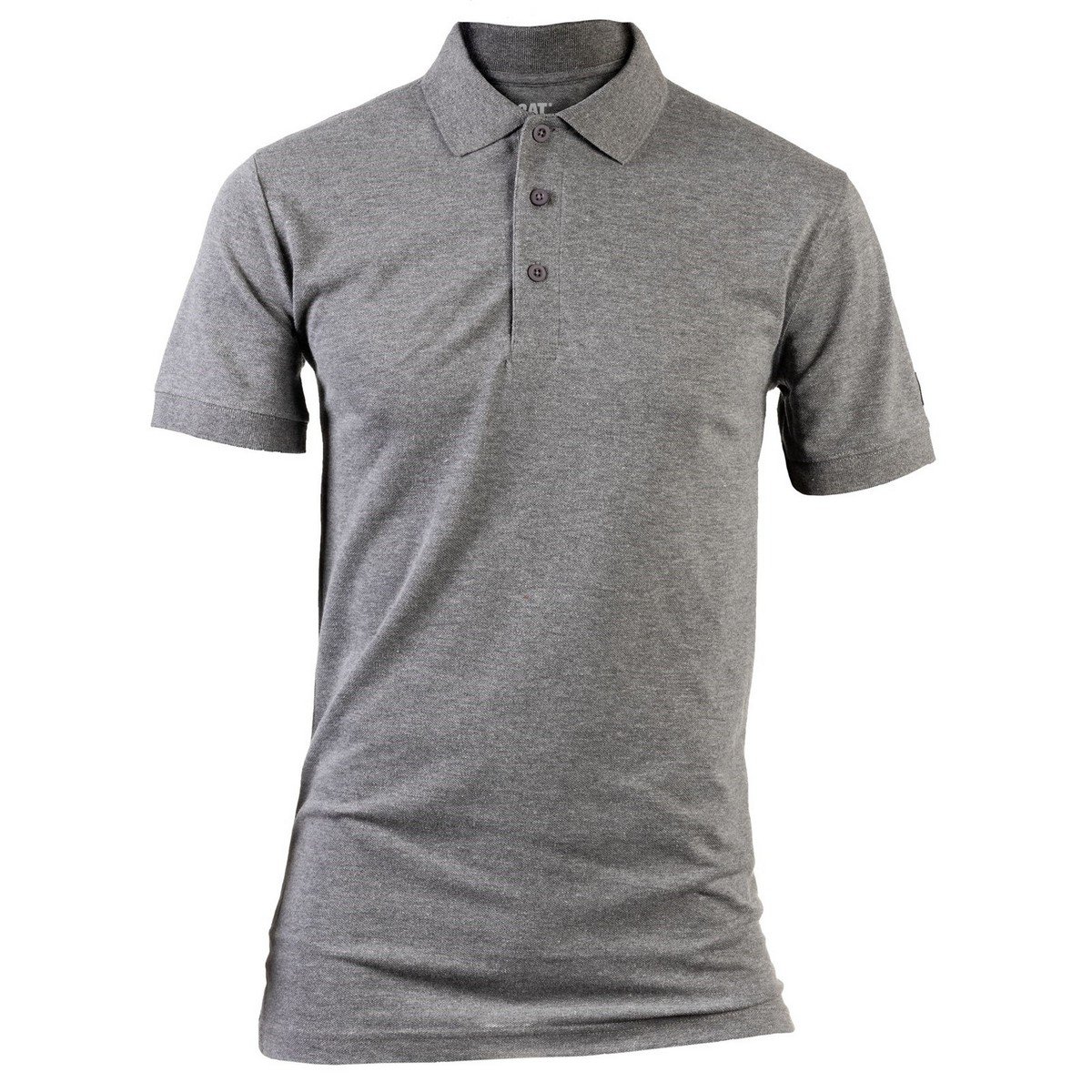 Caterpillar Essentials Polo Shirt - Dark Heather Grey - Small Price Comparisons | Compare The Build