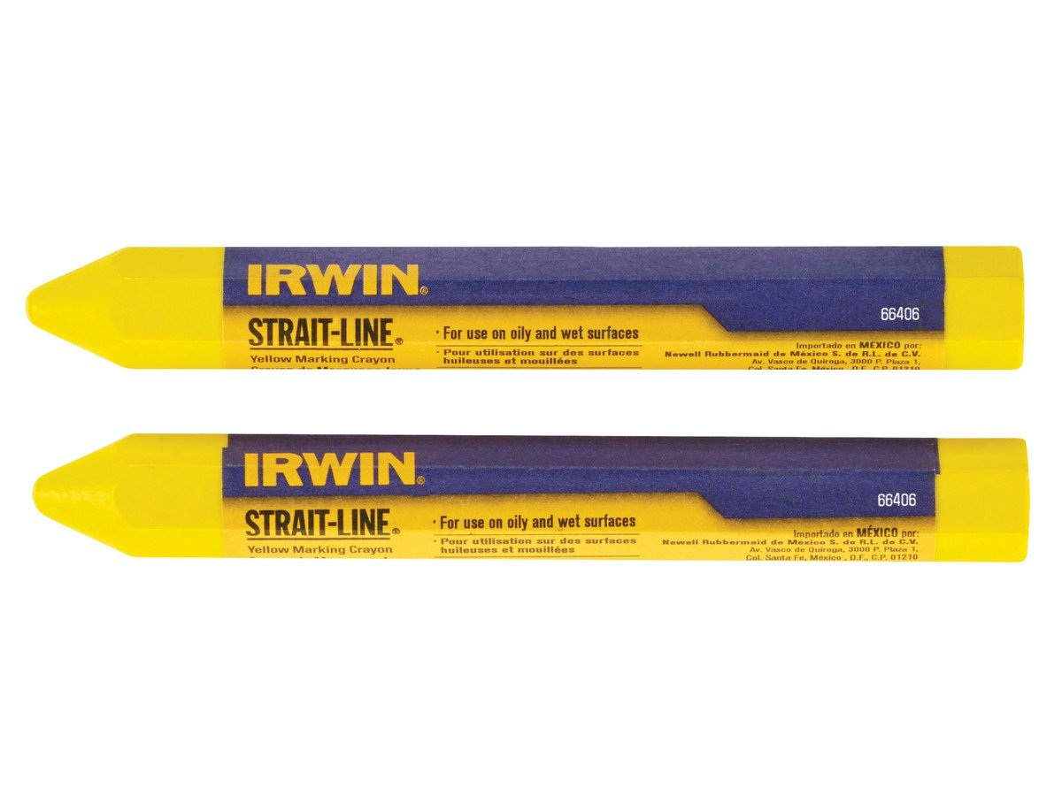 Irwin Strait-Line Crayons - Yellow (Pack of 2) Price Comparisons | Compare The Build