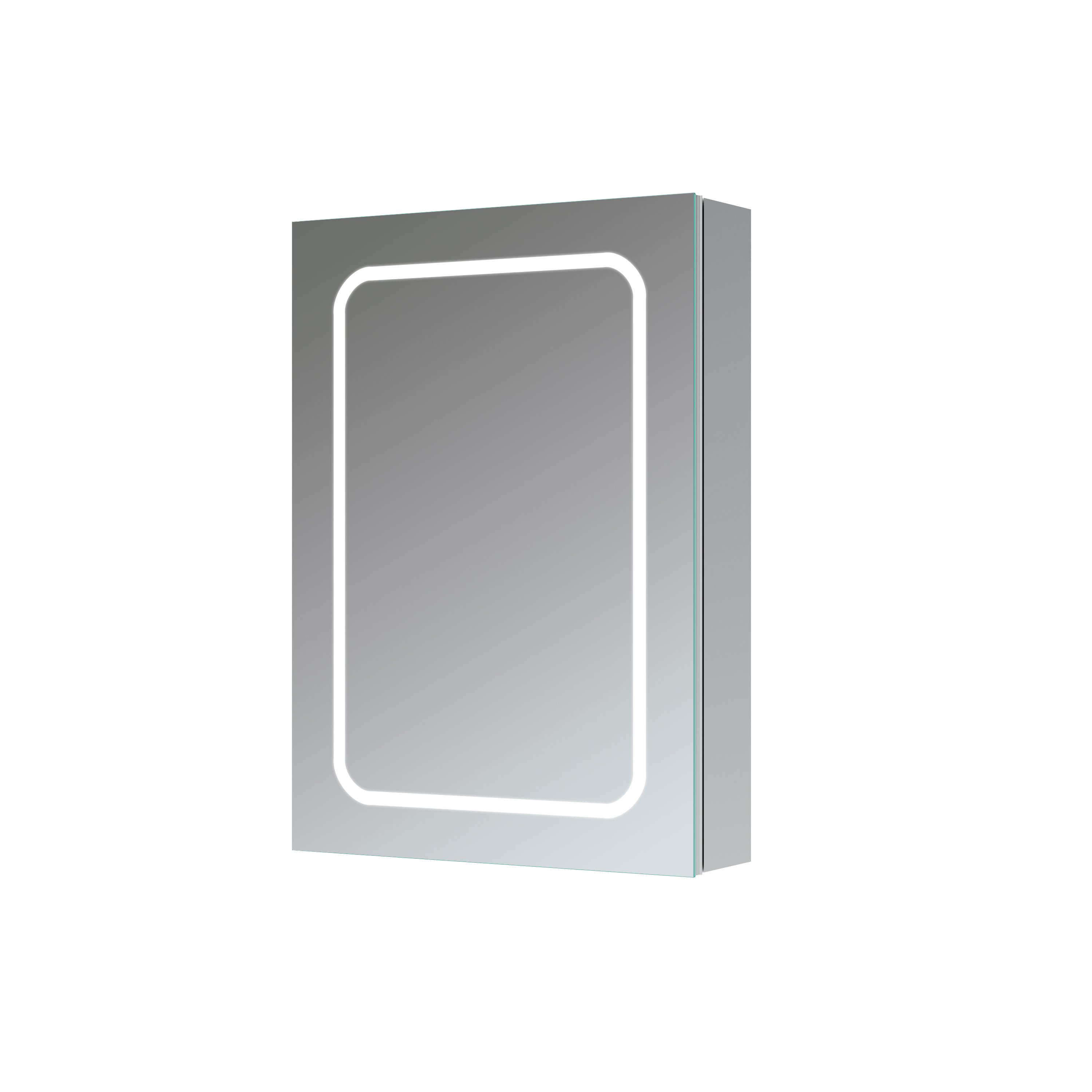 Sidford 1 Door Front-Lit LED Mirror Cabinet 500mm Price Comparisons | Compare The Build