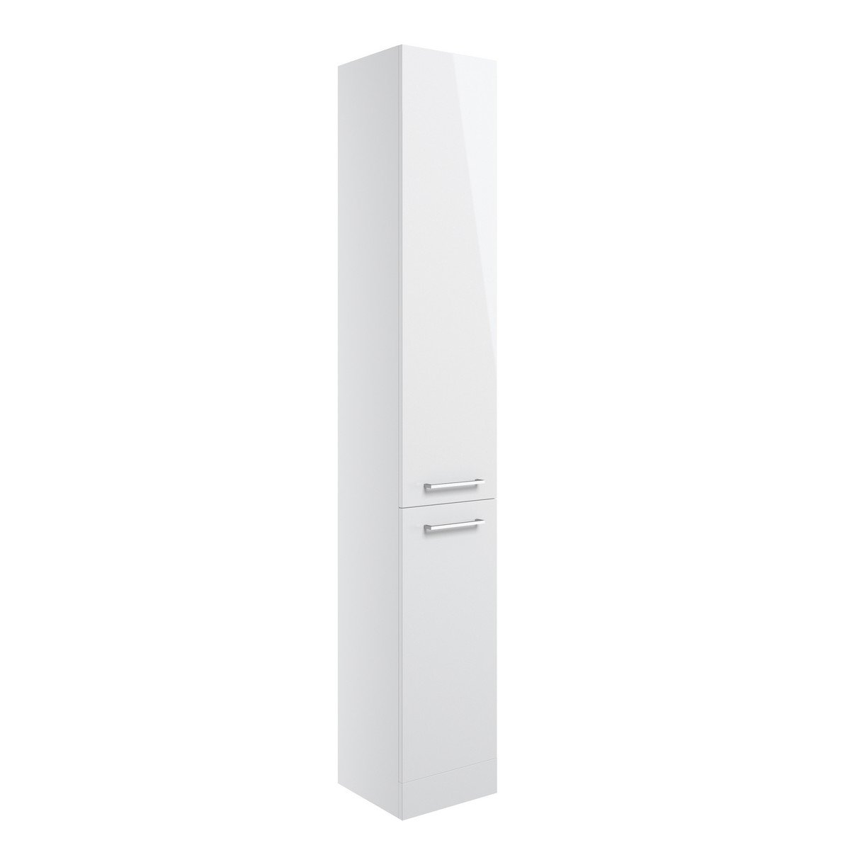 Helston Floor Standing Tall Unit 350mm - White Gloss Price Comparisons | Compare The Build