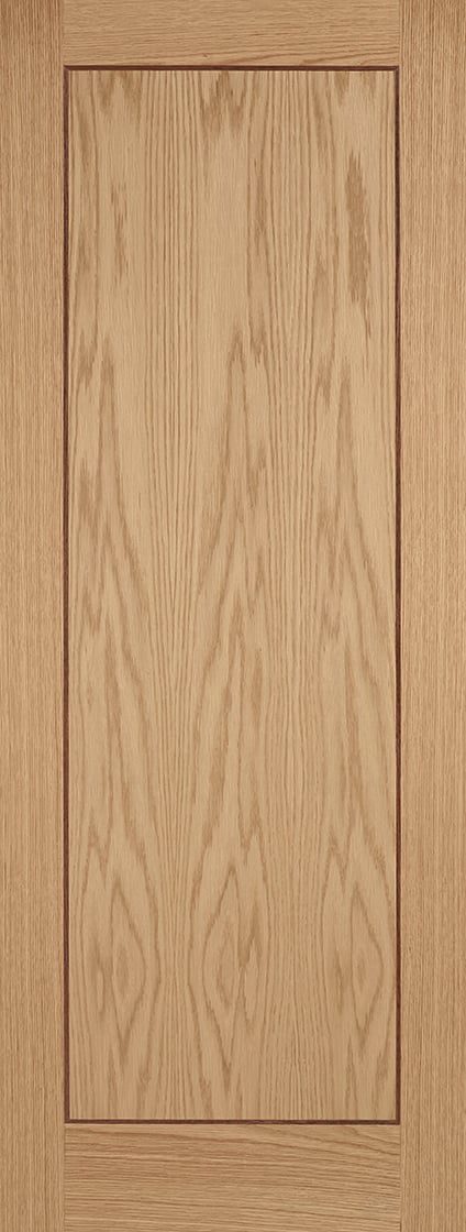 Inlay Solid Core Internal Door - Prefinished - 1P 1981 x 838mm Oak   INLAY1P33 Price Comparisons | Compare The Build