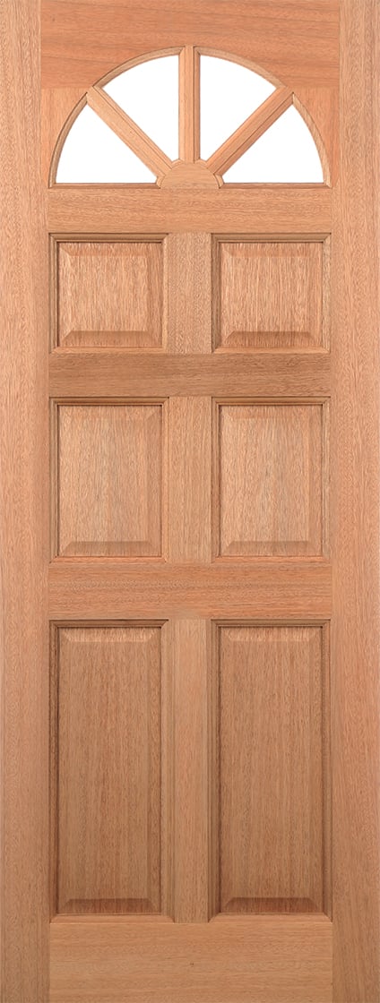 LPD Carolina 6P 4L Unglazed Dowelled External Door 1981 x 838mm Unfinished Hardwood Price Comparisons | Compare The Build