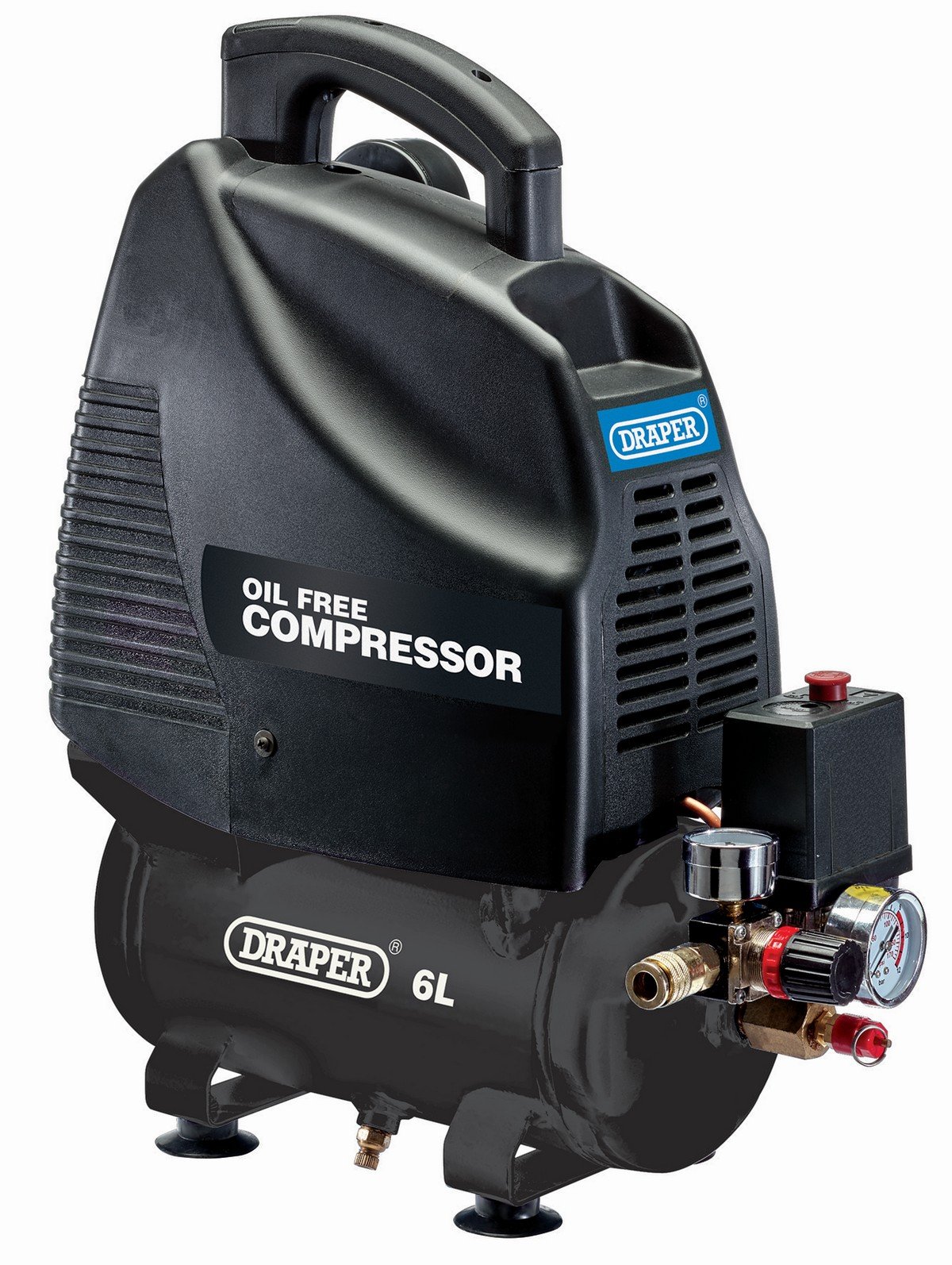Draper Oil Free Compressor - 1.5HP 6ltr Price Comparisons | Compare The Build