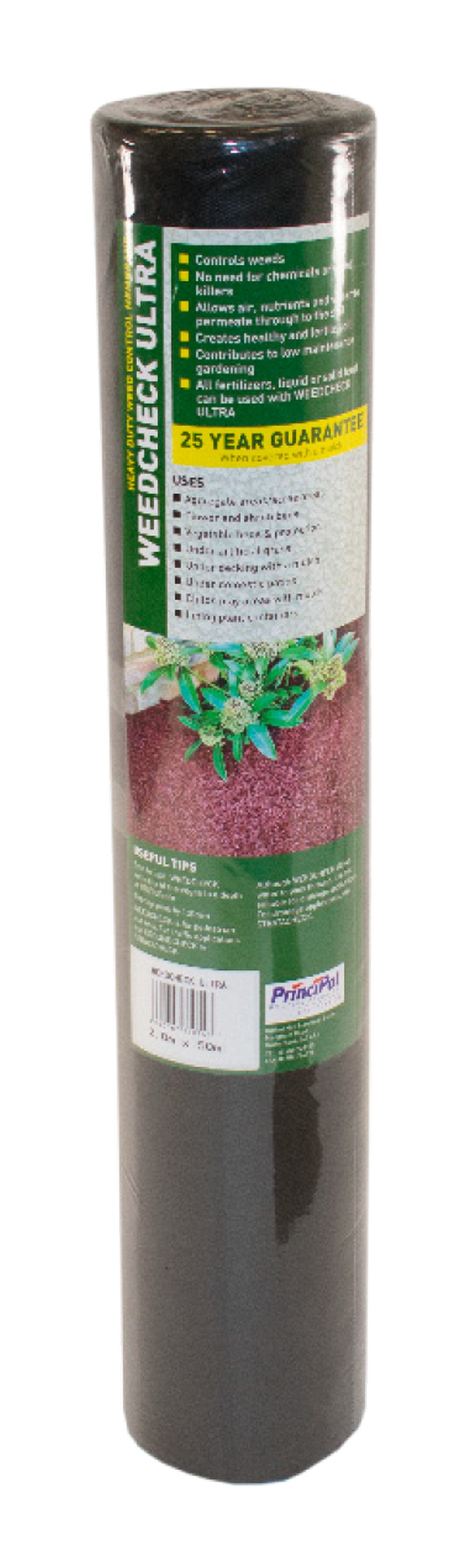 Weedcheck Ultra Heavy Duty Weed Control Barrier 1 x 14mtr - Black Price Comparisons | Compare The Build