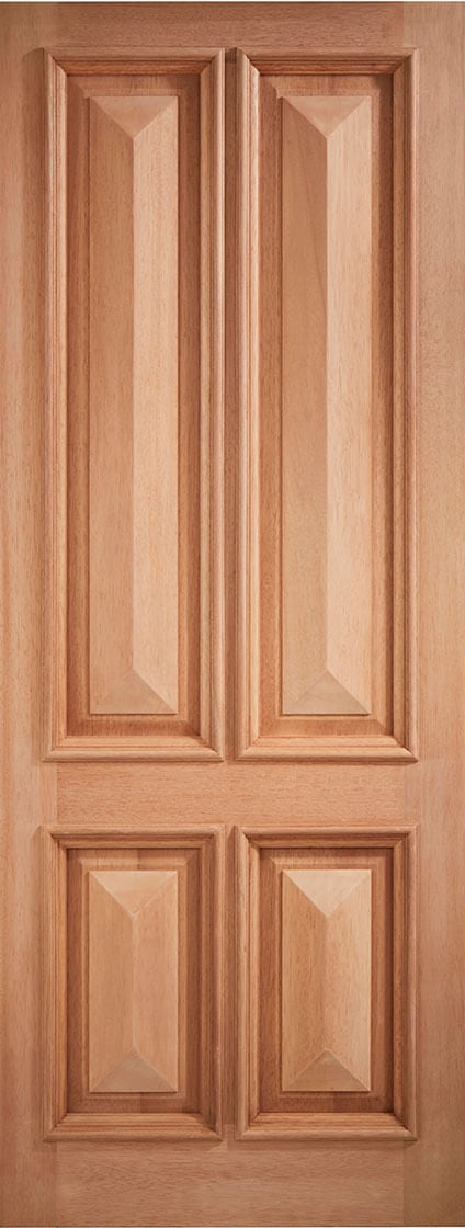 LPD Islington 4P M&amp;T External Door 2083 x 864mm Unfinished Hardwood Price Comparisons | Compare The Build