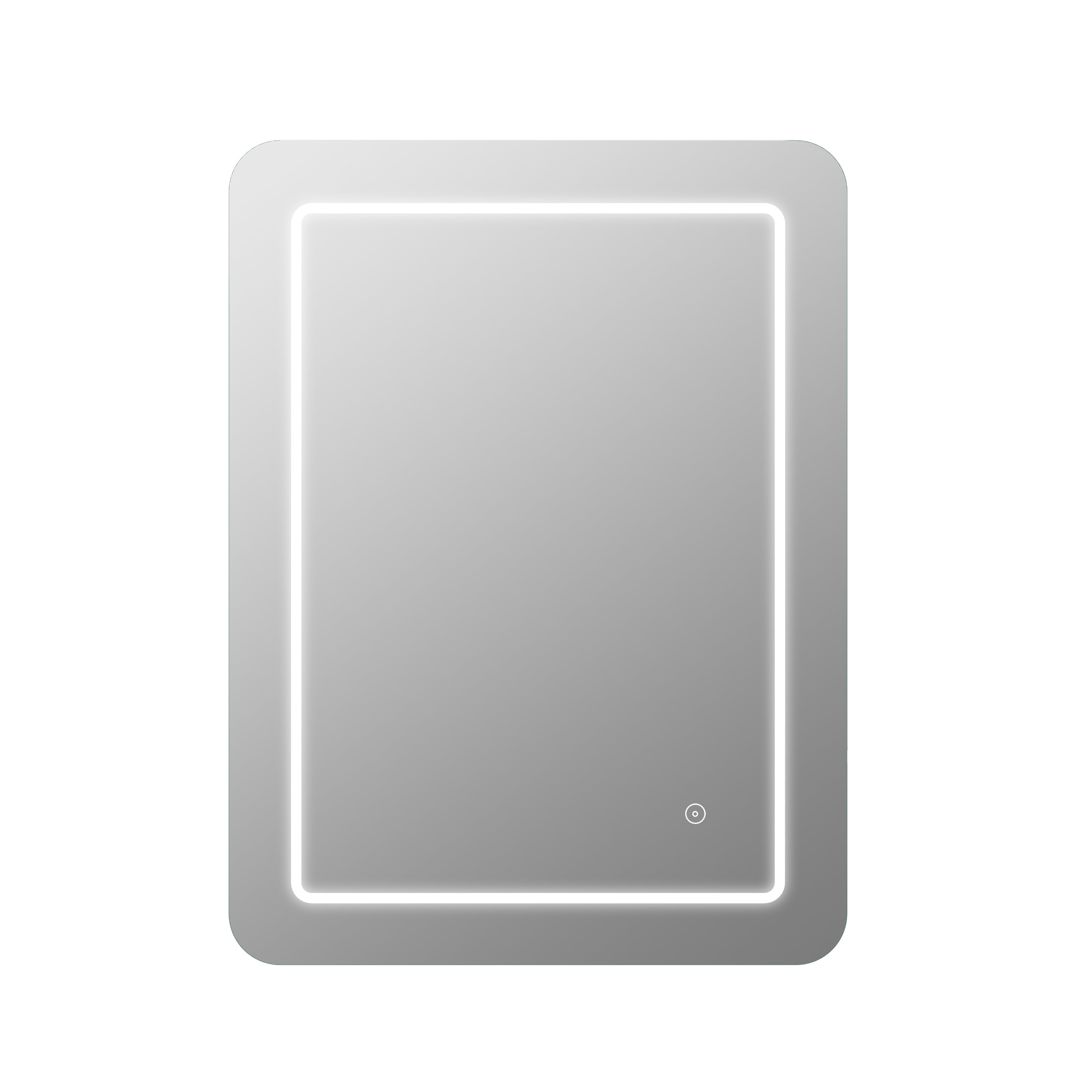 Claverton Rectangle Front-Lit LED Mirror 600x800mm Price Comparisons | Compare The Build