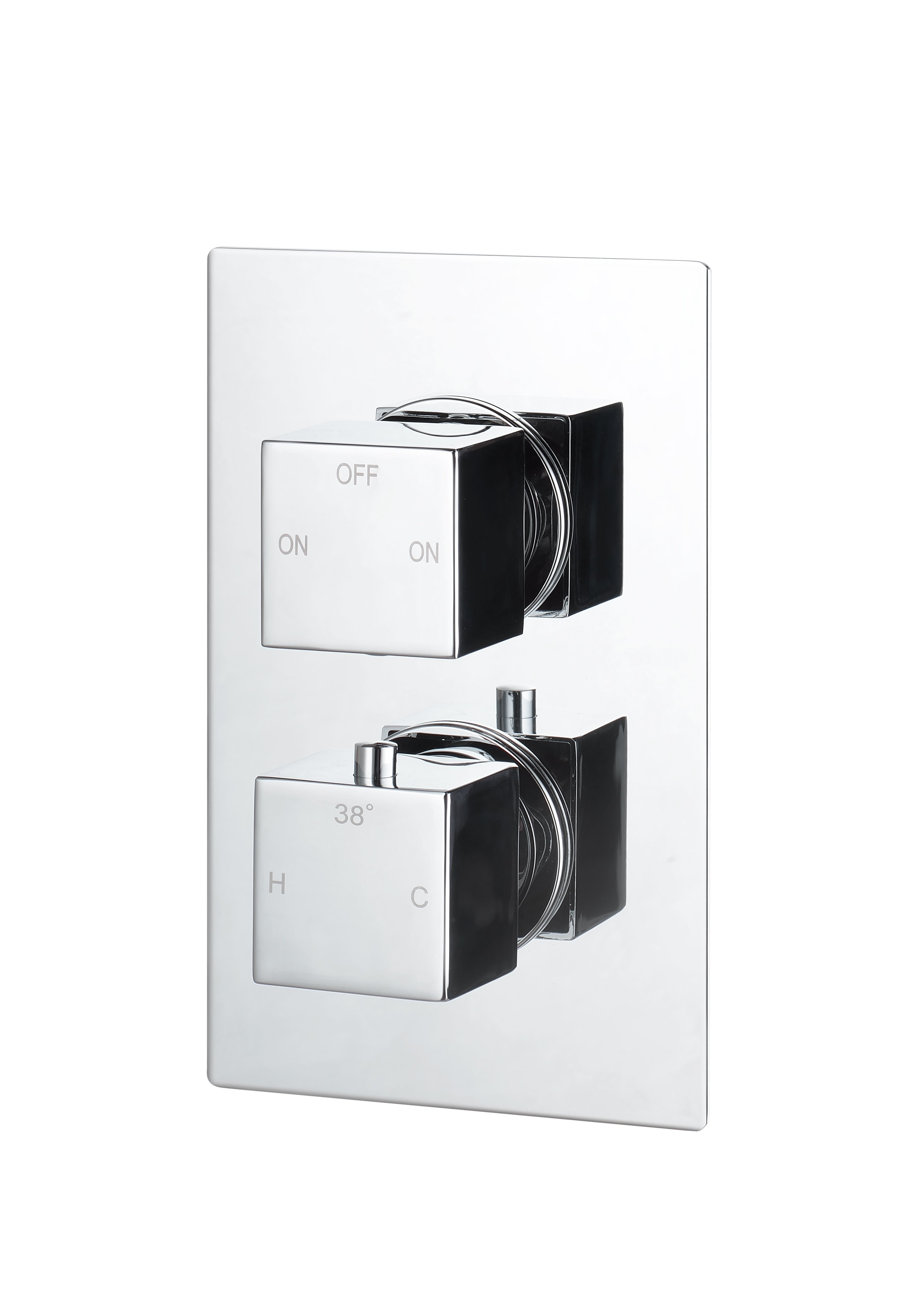 Lulworth Thermostatic Twin Shower Valve (Two Outlet) - Chrome Price Comparisons | Compare The Build